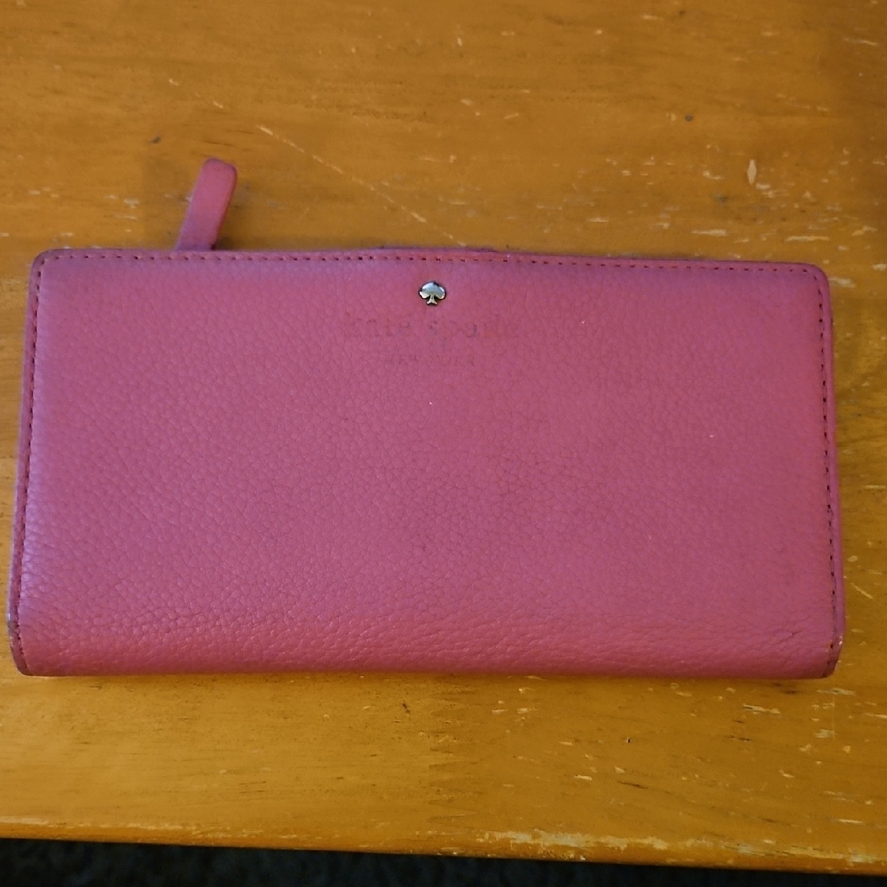 Kate Spade Fuchsia Leather Wallet - Picture 1 of 11